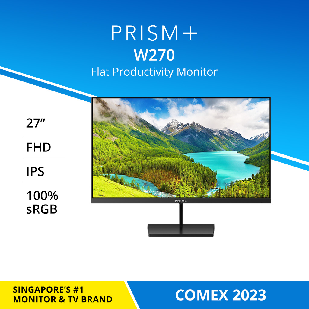 PRISM+ W270 27&quot; FHD [1920 x 1080] IPS 100% sRGB Professional Monitor Productivity Monitor