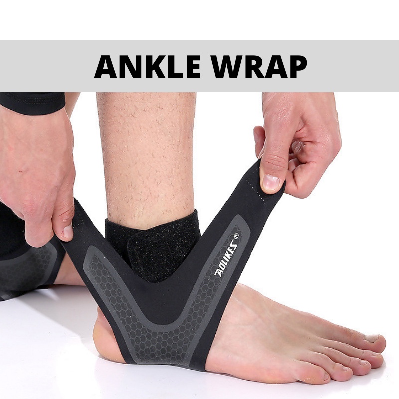 Ankle Support Wrap Ultra Thin Adjustable Brace Guard for Injury Protection Aolikes