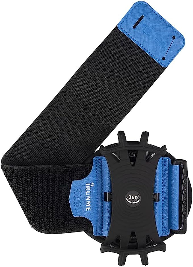 Loksengtech Running Armband 360°Rotatable Forearm Armband Detachable Sports Wristband for 4&#039;&#039;-6.5&#039;&#039; Phones, Great Cell Phone Armband for Running, Jogging, Cycling, Exercise and Gym