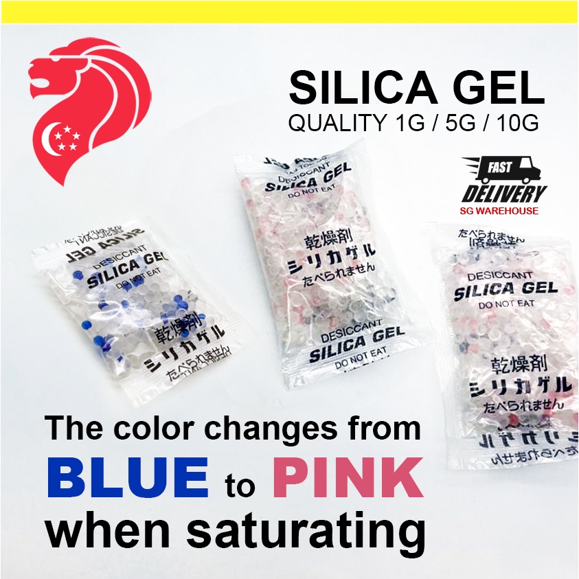 1G/5G/10G Desiccant Silica Gel Dehumidifier Moisture Absorber Made In Singapore